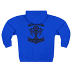 Black Tribal Cross — Zip Hoodie