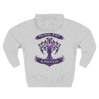 Violet Tribal Cross — Pullover Hoodie