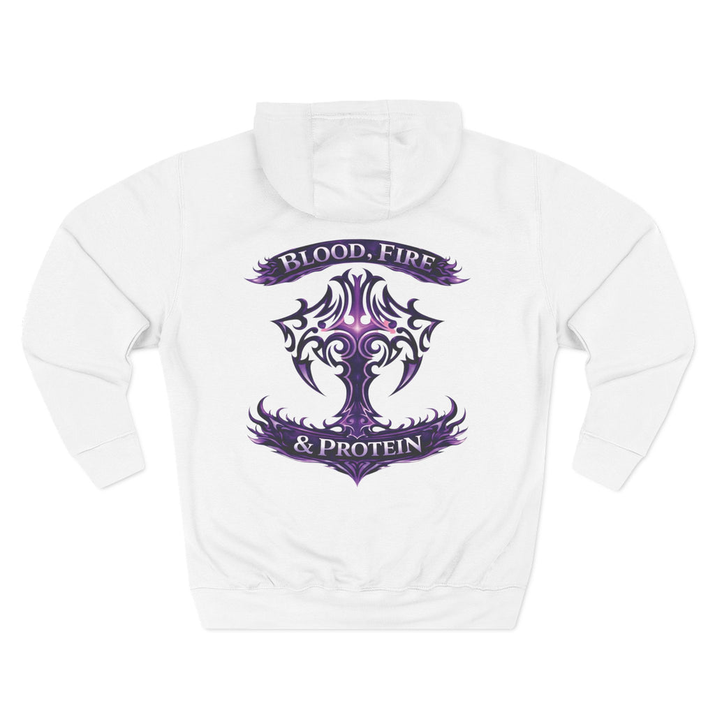 Violet Tribal Cross — Pullover Hoodie