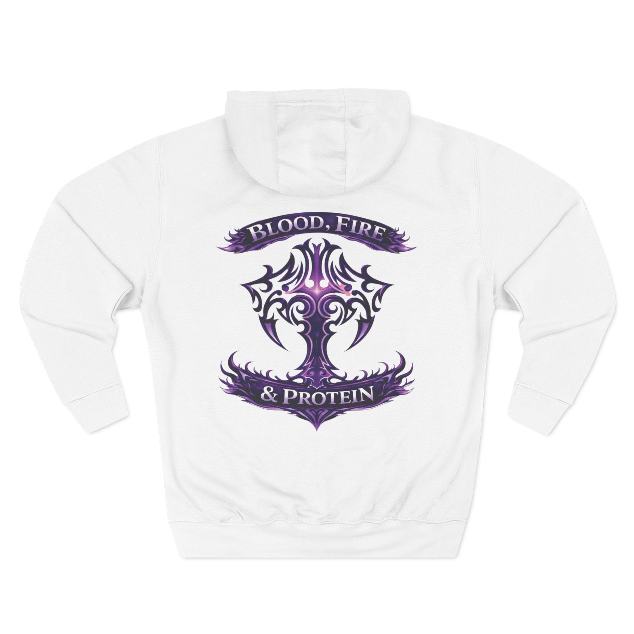 Violet Tribal Cross — Pullover Hoodie