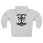 Black Tribal Cross — Zip Hoodie