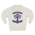 Violet Tribal Cross — Pullover Hoodie
