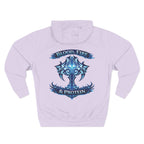 Ice Blue Tribal Cross — Pullover Hoodie