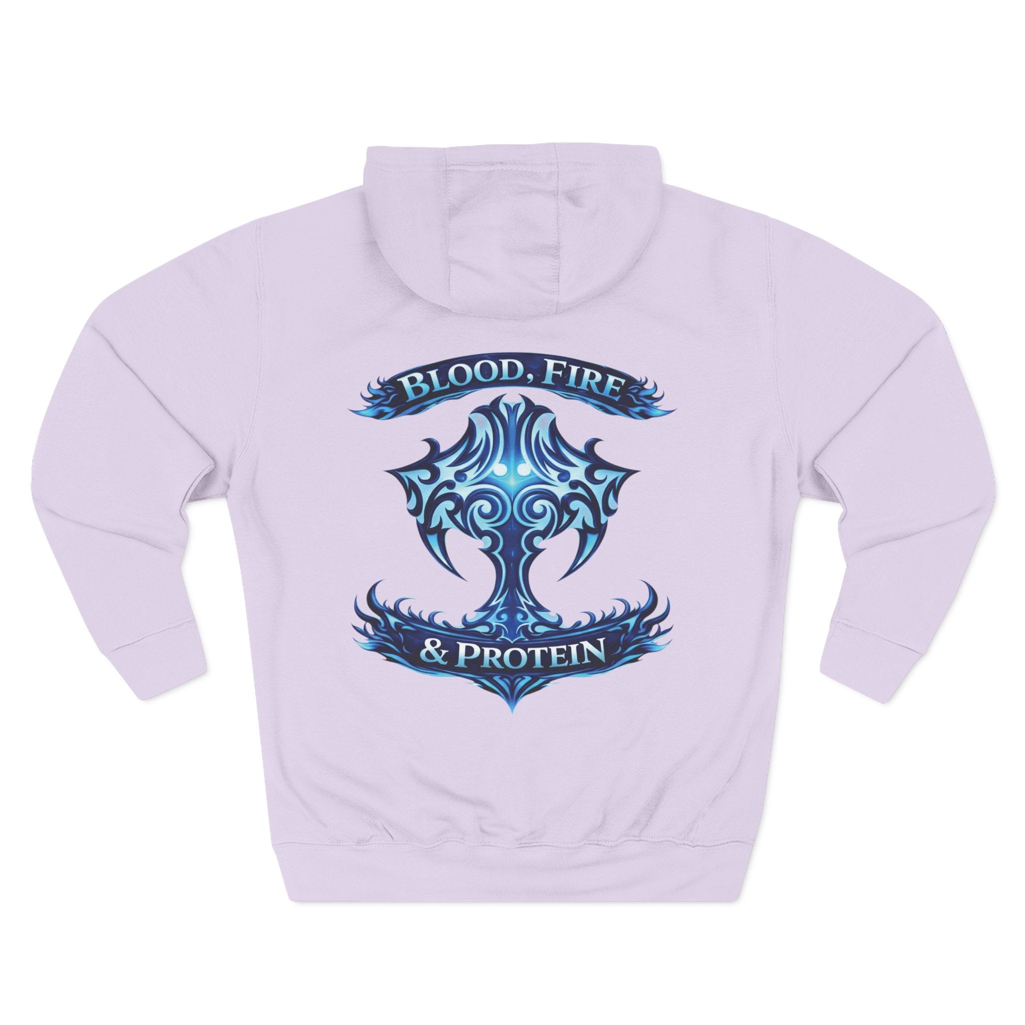 Ice Blue Tribal Cross — Pullover Hoodie