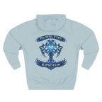 Ice Blue Tribal Cross — Pullover Hoodie