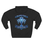 Ice Blue Tribal Cross — Pullover Hoodie