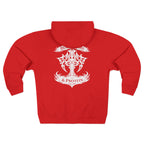 White Tribal Cross — Zip Hoodie