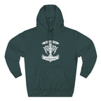 White Tribal Cross Crest — Pullover Hoodie