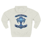 Ice Blue Tribal Cross — Pullover Hoodie