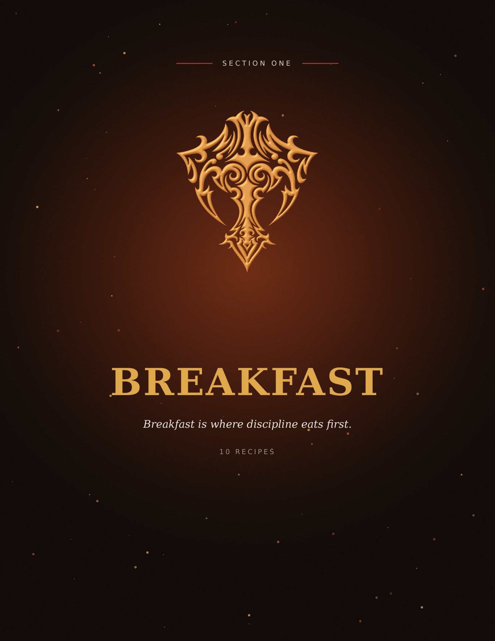 Blood, Fire & Protein — The Cookbook (Digital Edition)