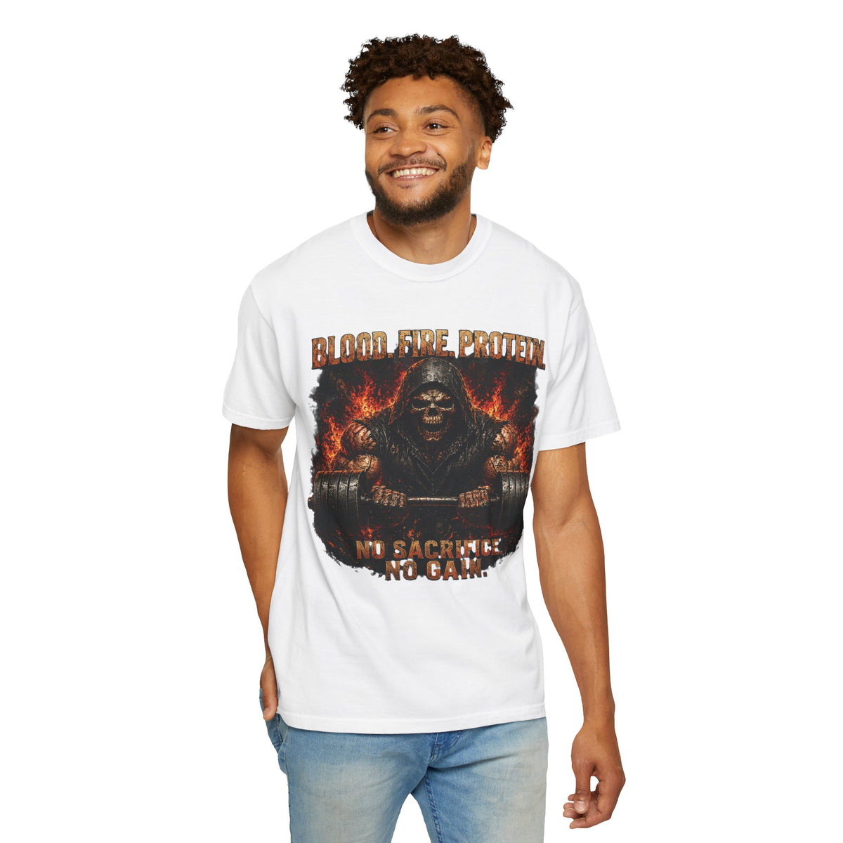 Grim Reaper Deadlift — Garment-Dyed Tee