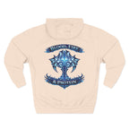 Ice Blue Tribal Cross — Pullover Hoodie