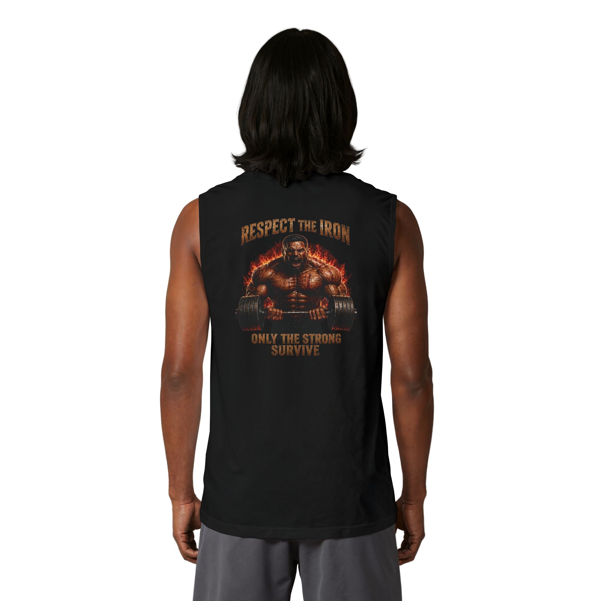 Respect The Iron — Muscle Tank