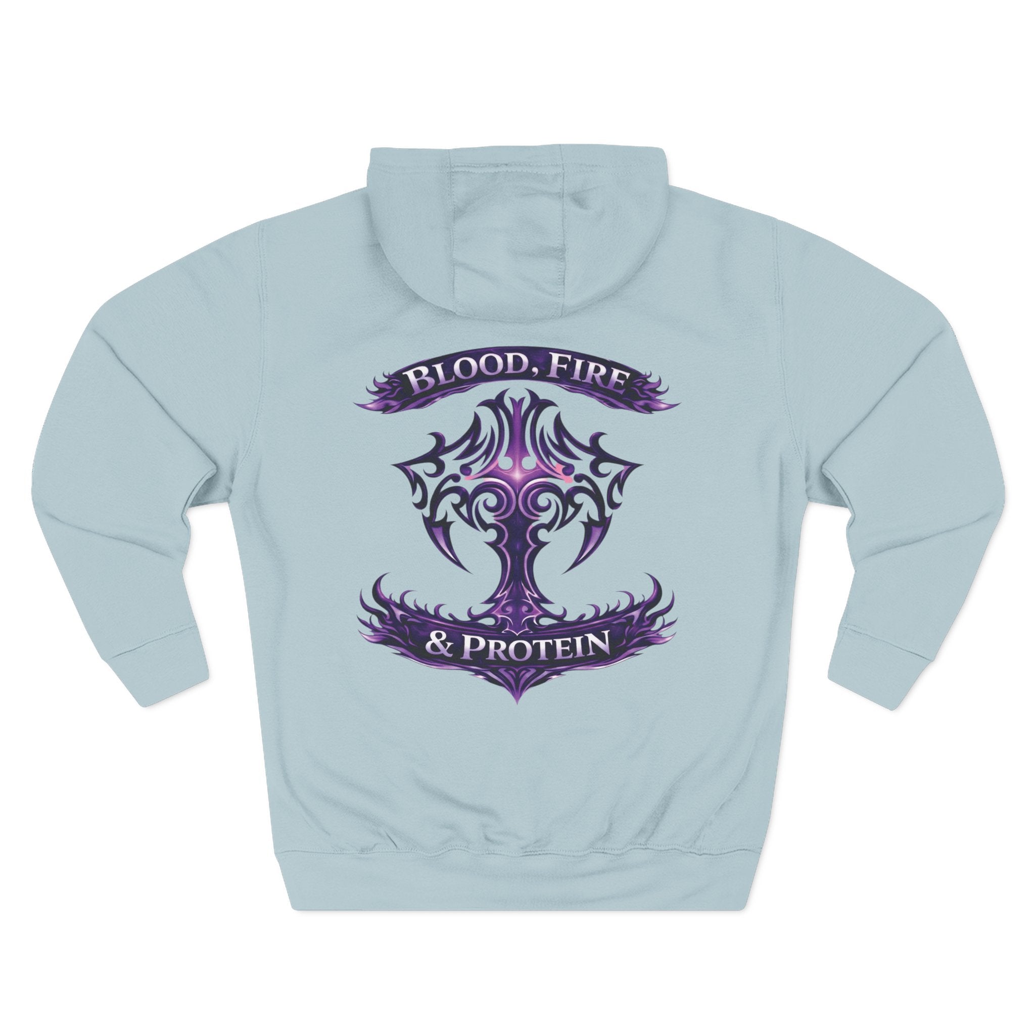 Violet Tribal Cross — Pullover Hoodie