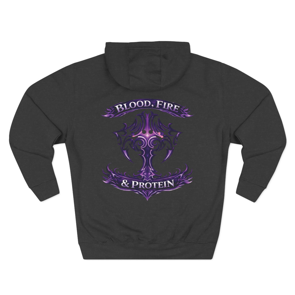 Violet Tribal Cross — Pullover Hoodie