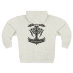 Black Tribal Cross — Zip Hoodie