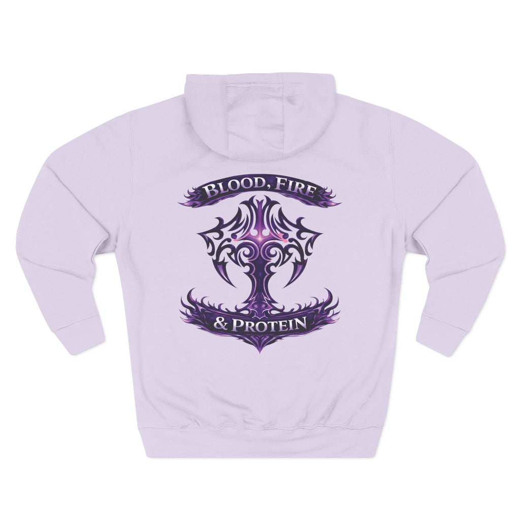 Violet Tribal Cross — Pullover Hoodie