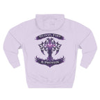 Violet Tribal Cross — Pullover Hoodie