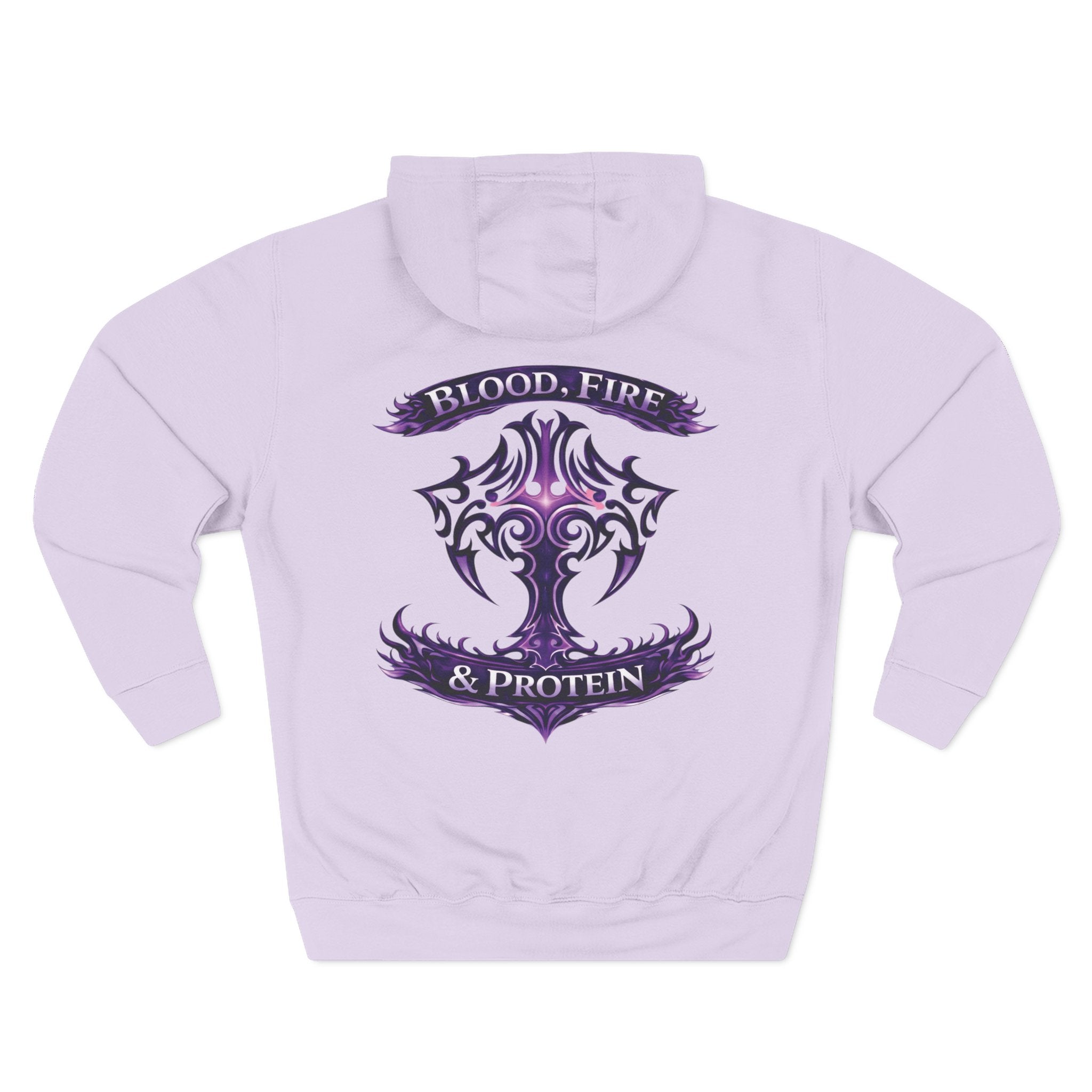 Violet Tribal Cross — Pullover Hoodie