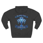Ice Blue Tribal Cross — Pullover Hoodie