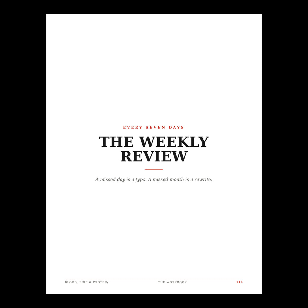 Blood, Fire & Protein — 90 Days Back to Yourself (Digital Workbook)