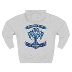 Ice Blue Tribal Cross — Pullover Hoodie