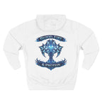 Ice Blue Tribal Cross — Pullover Hoodie