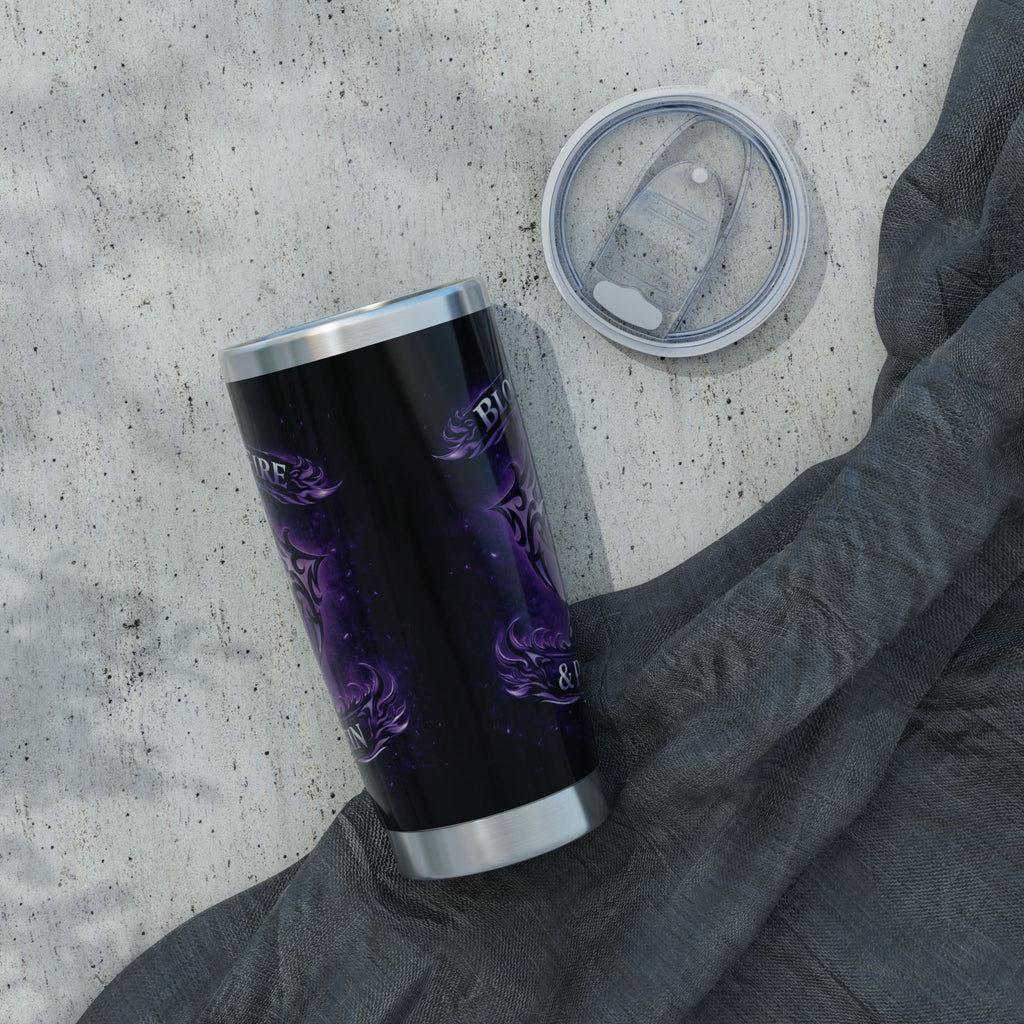 Violet Tribal Cross — 20oz Insulated Tumbler