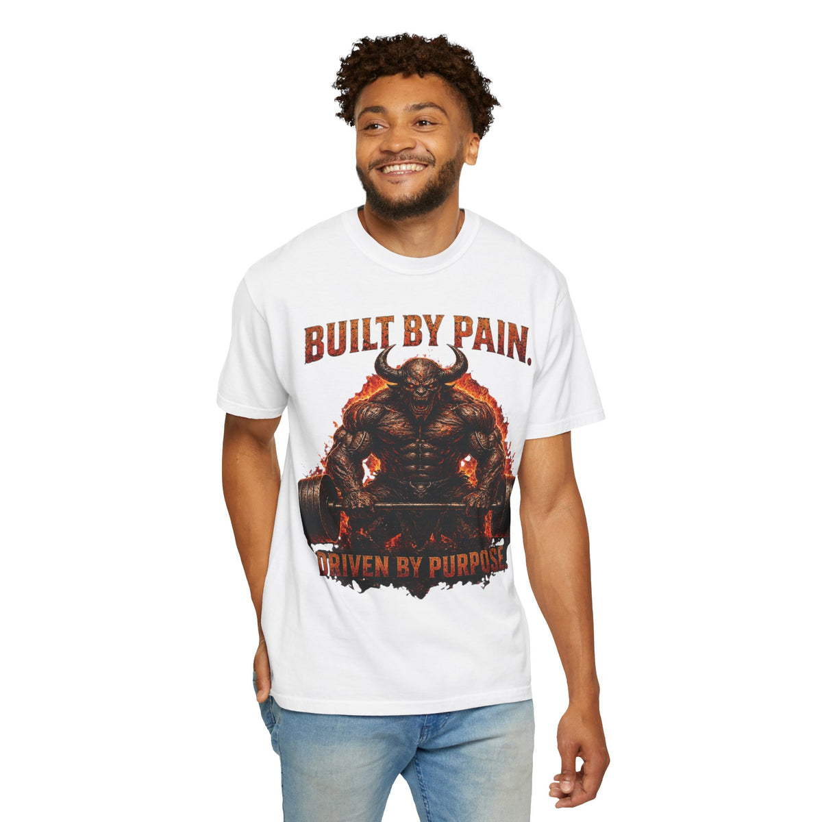 Built By Pain — Garment-Dyed Tee