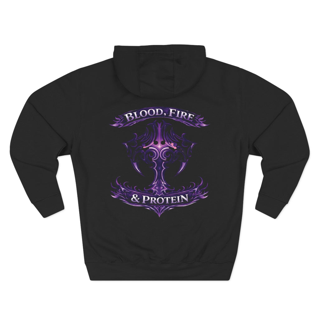 Violet Tribal Cross — Pullover Hoodie