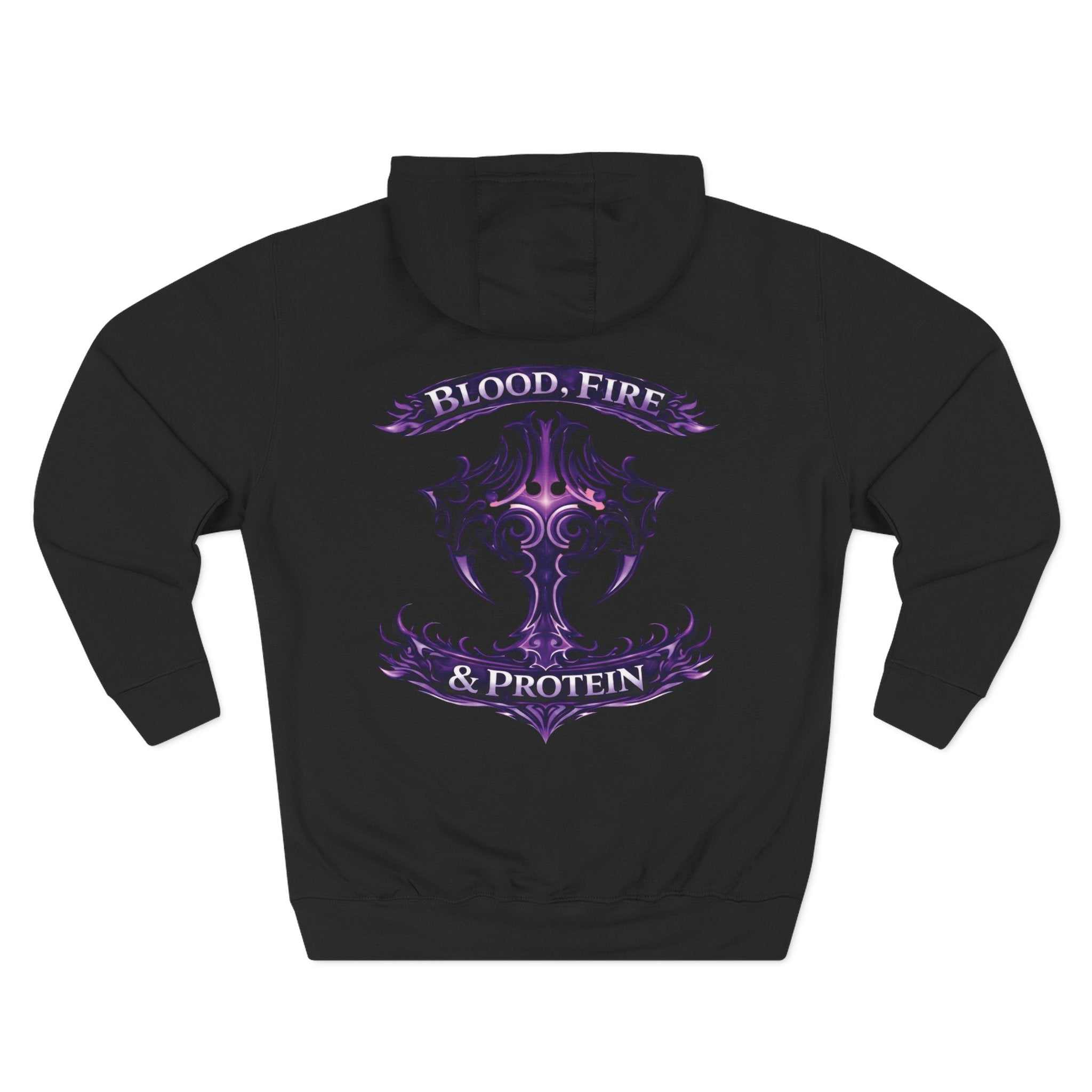 Violet Tribal Cross — Pullover Hoodie