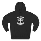 White Tribal Cross Crest — Pullover Hoodie