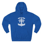 White Tribal Cross Crest — Pullover Hoodie