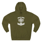 White Tribal Cross Crest — Pullover Hoodie