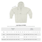 White Tribal Cross — Zip Hoodie