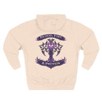 Violet Tribal Cross — Pullover Hoodie