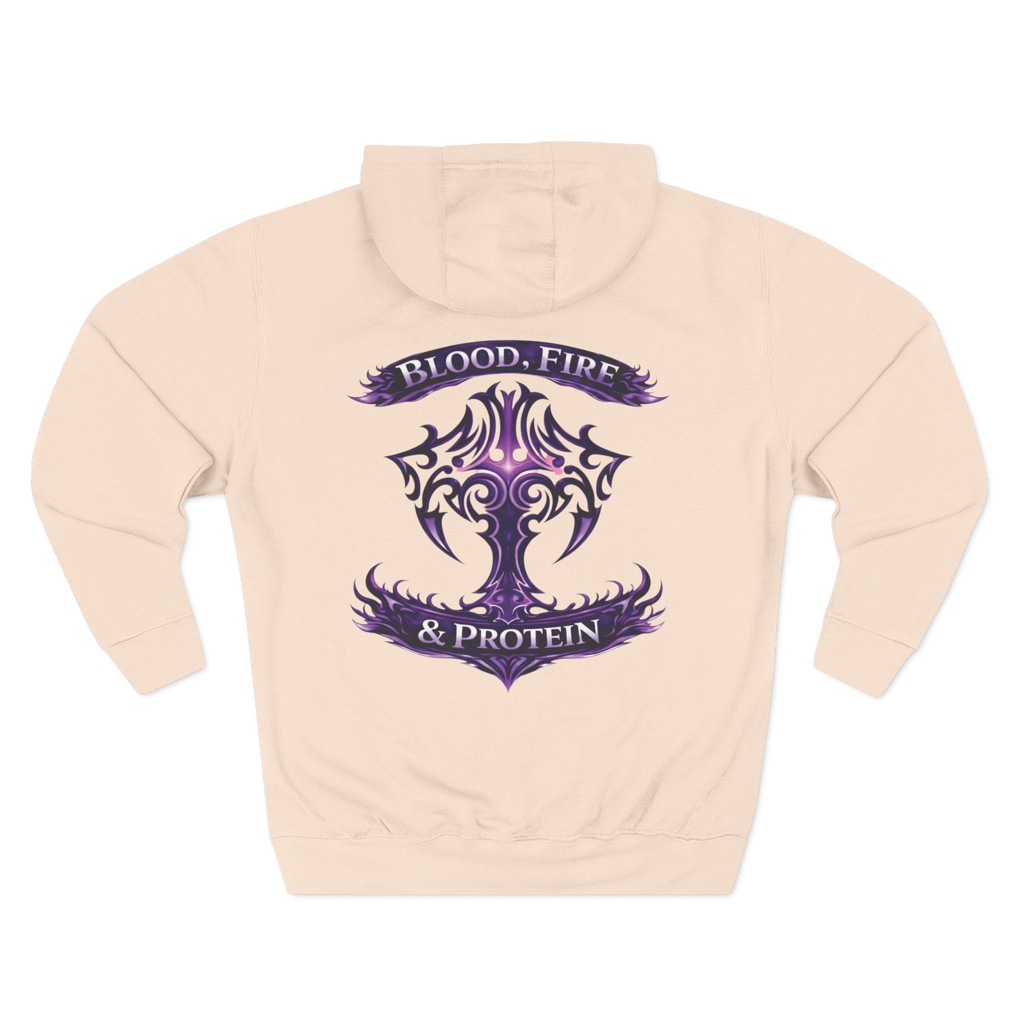 Violet Tribal Cross — Pullover Hoodie