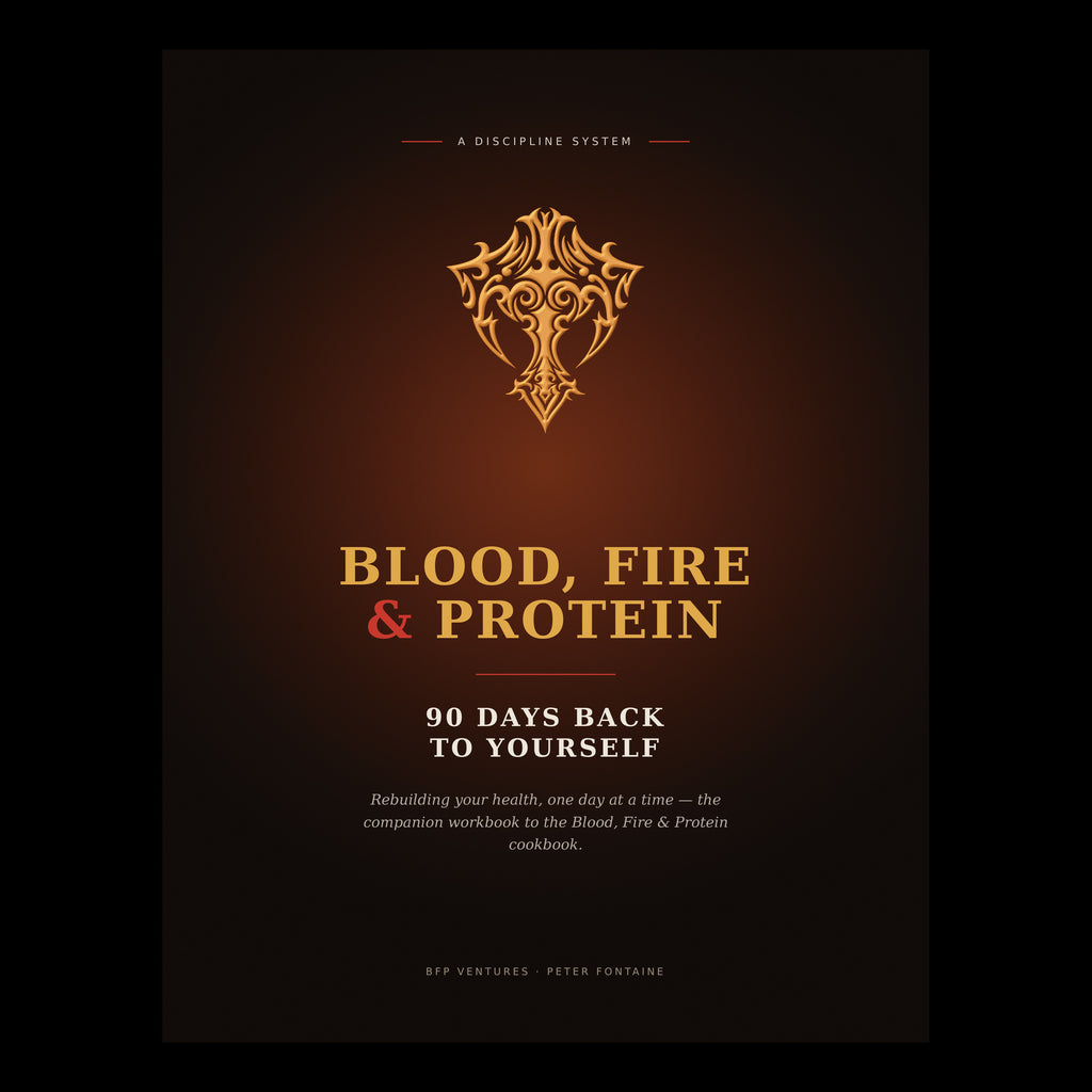Blood, Fire & Protein — 90 Days Back to Yourself (Digital Workbook)
